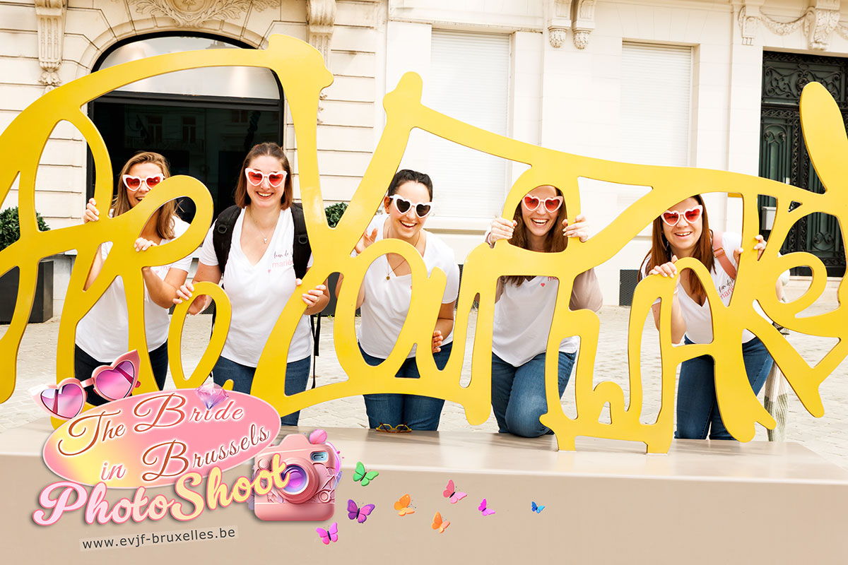 Explore Brussels with a photographer for a bachelorette party