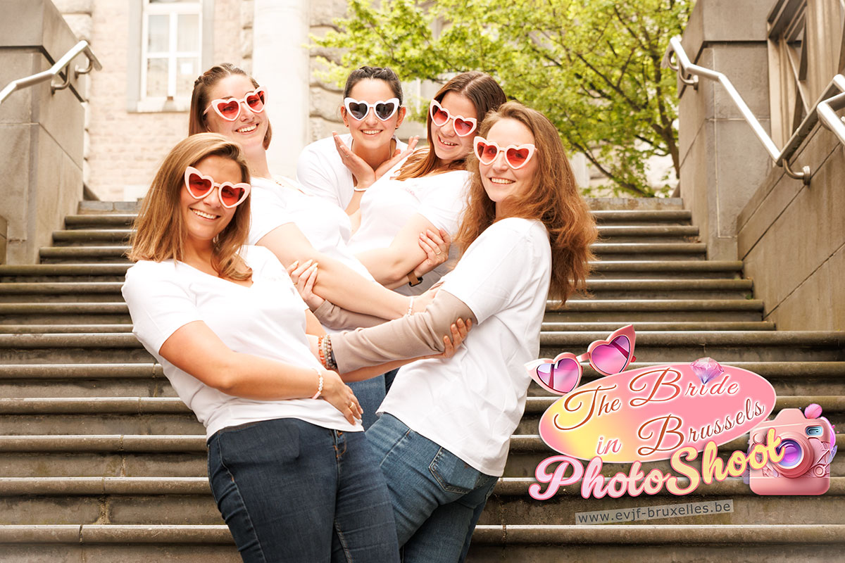 An affordable photo shoot for a Hen Party weekend in Brussels
